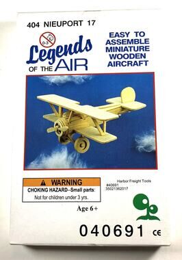 Discover the Legends of the Air with the Nieuport 17 Wooden Airplane 3D Model